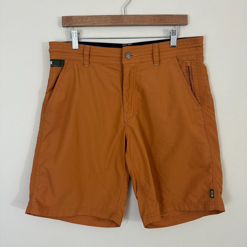 Howler Brothers Horizon 2.0 Hybrid Shorts Mens 33 Adobe Orange Quick Dry Ripstop